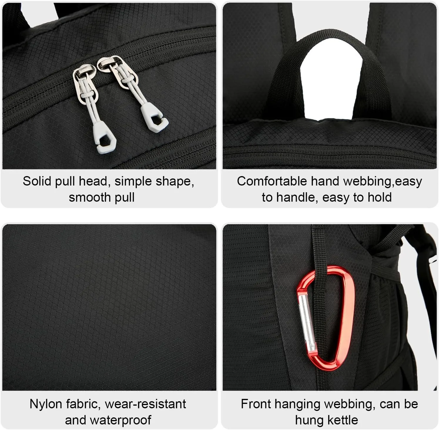 30L Lightweight Hiking Backpack, Packable Small Backpack Foldable Travel Hiking Camping Daypack for Women Men