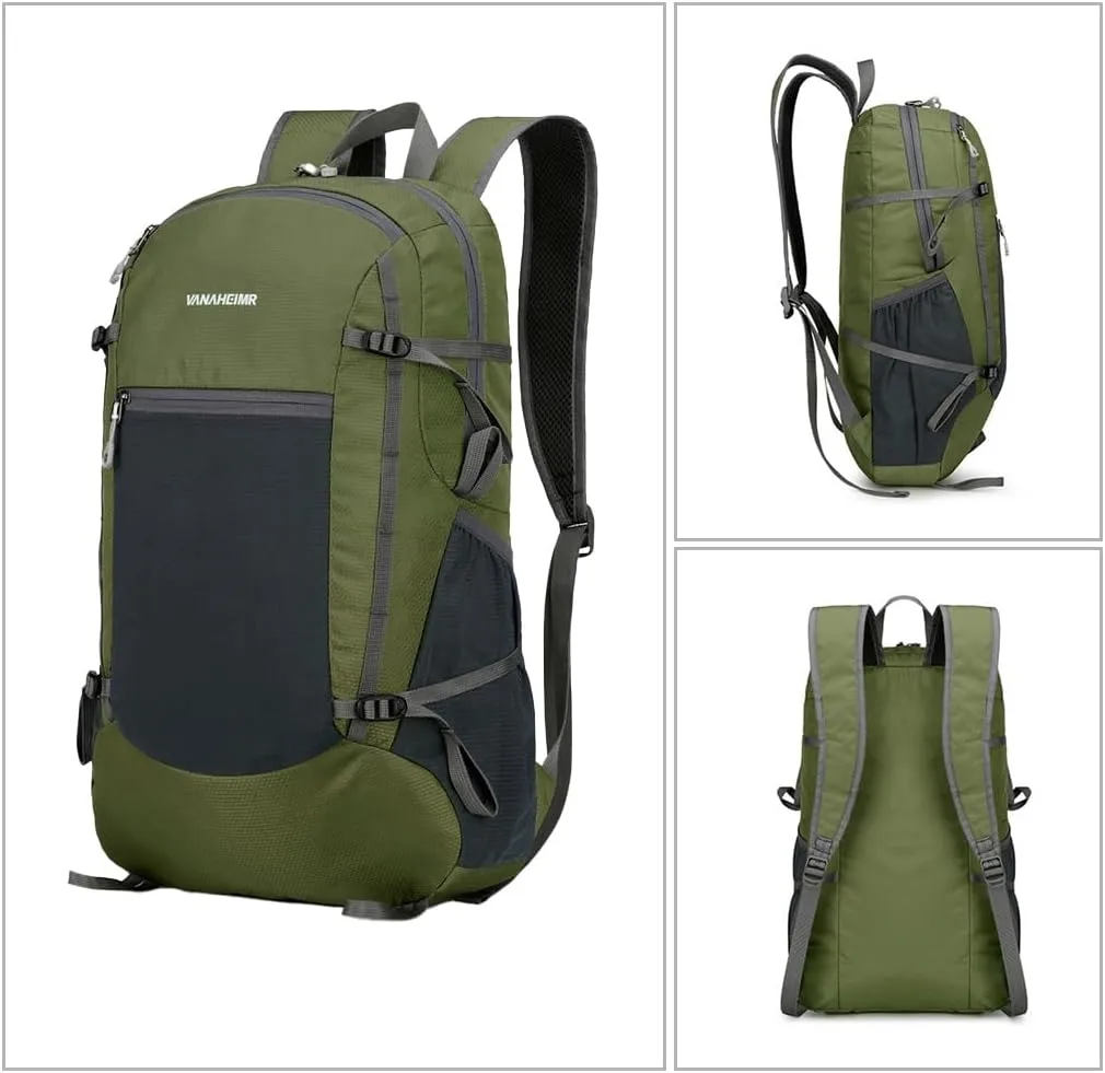 30L Lightweight Hiking Backpack, Packable Small Backpack Foldable Travel Hiking Camping Daypack for Women Men