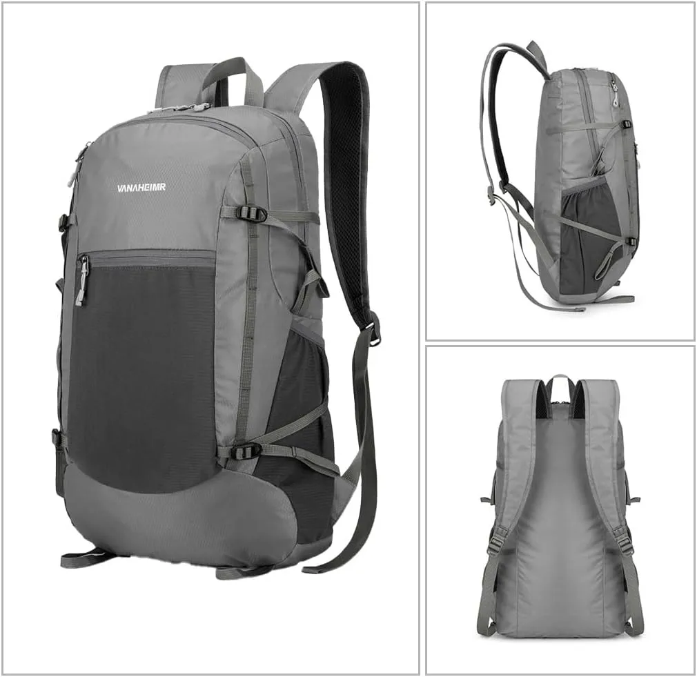 30L Lightweight Hiking Backpack, Packable Small Backpack Foldable Travel Hiking Camping Daypack for Women Men