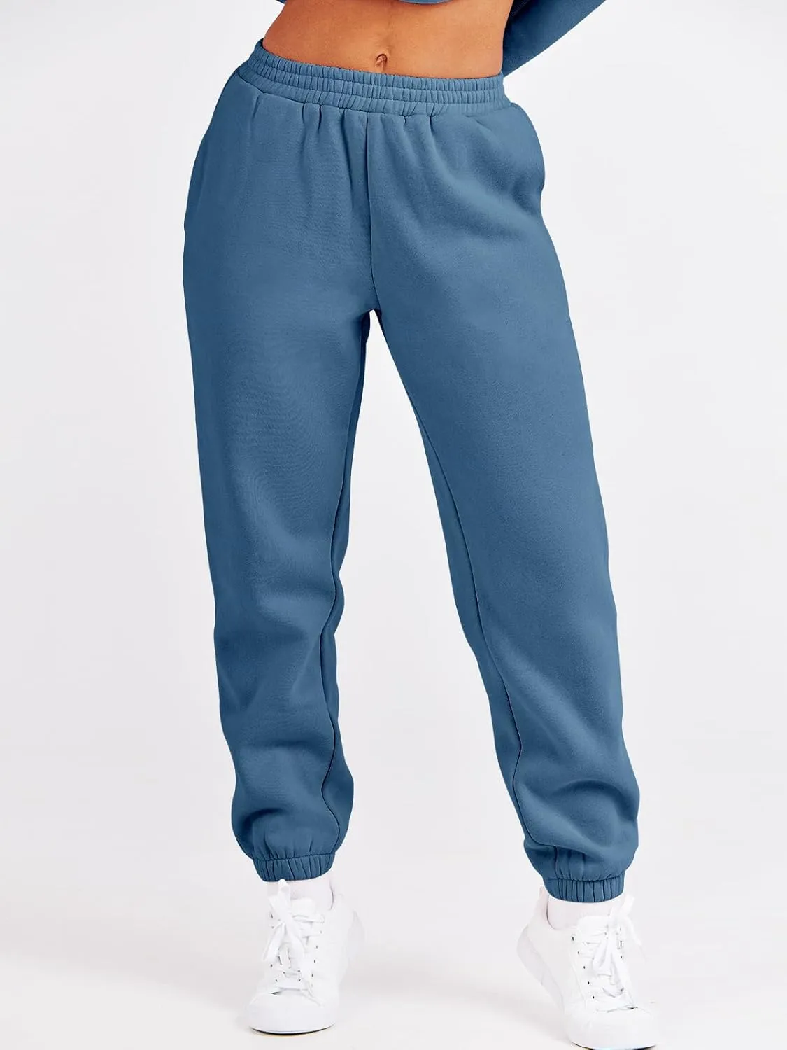 ANRABESS Women's Two Piece Outfits Lounge Set Long Sleeve Crewneck Sweatshirt Jogger Pants Tracksuit Sweatsuit 2024 Fall Sets