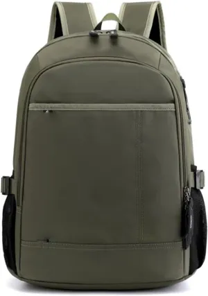 Backpack For Men Waterproof Nylon Backpack for Men Large Capacity School, Laptop, Casual, and Outdoor Travel Bag(ARMY GREEN)