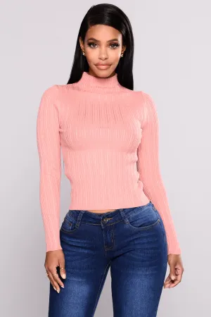 Baldwyn Long Sleeve Sweater - Mauve