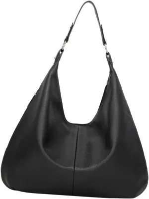 BESTYASH Elegant Large Capacity Women's Hobo Shoulder Bag Fashion Tote Pouch Multi-use Purse for Lady
