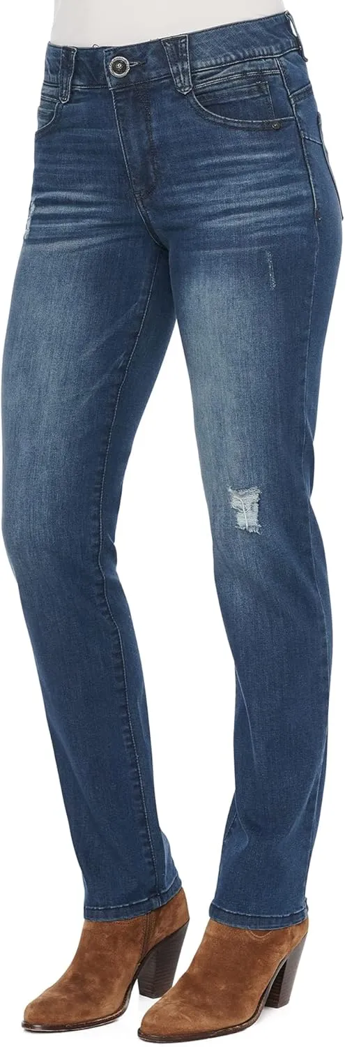 Democracy Women's Ab Solution Straight Leg Jean