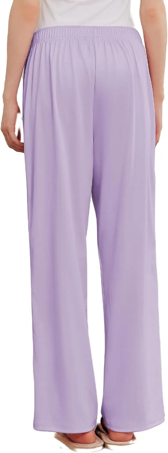 Deyeek Women's Tear Away Pants Side Split Snap Open Bottom Sweatpants Leg Breakaway Post Surgery Pants with Pockets