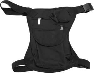 Drop Leg Bag Adjustable Straps Canvas Motorcycle Cycling Thigh Pouch Fanny Pack for Outdoor Hiking Travel Climbing