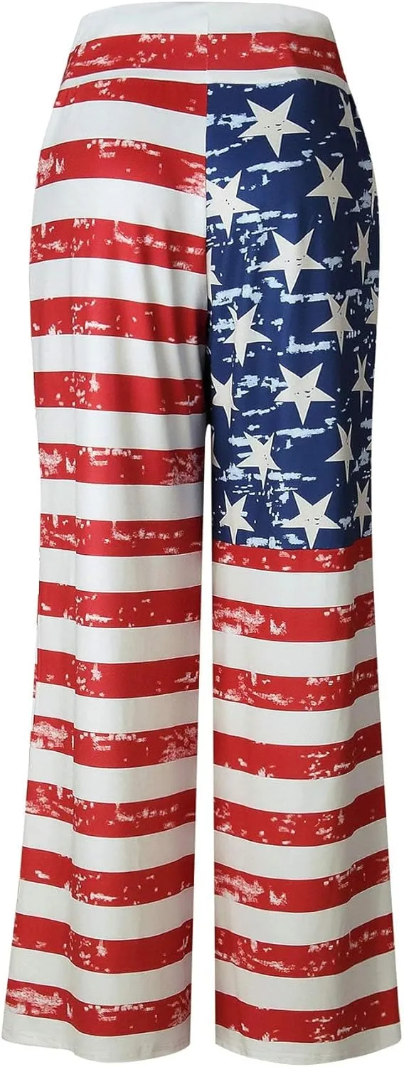 Elsofer Women's Pajama Lounge Pants Floral Print Comfy Casual Stretch Palazzo Drawstring Pj Bottoms Pants Wide Leg