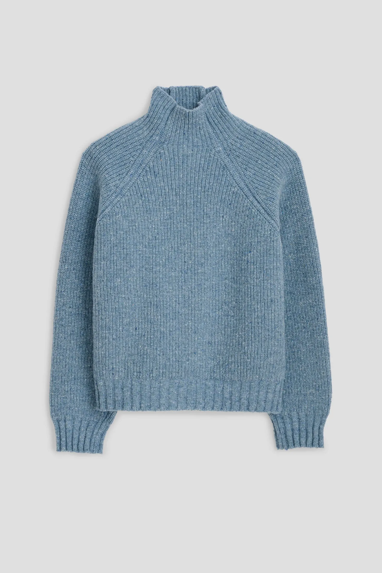 Funnel Neck Lt. Blue Donegal