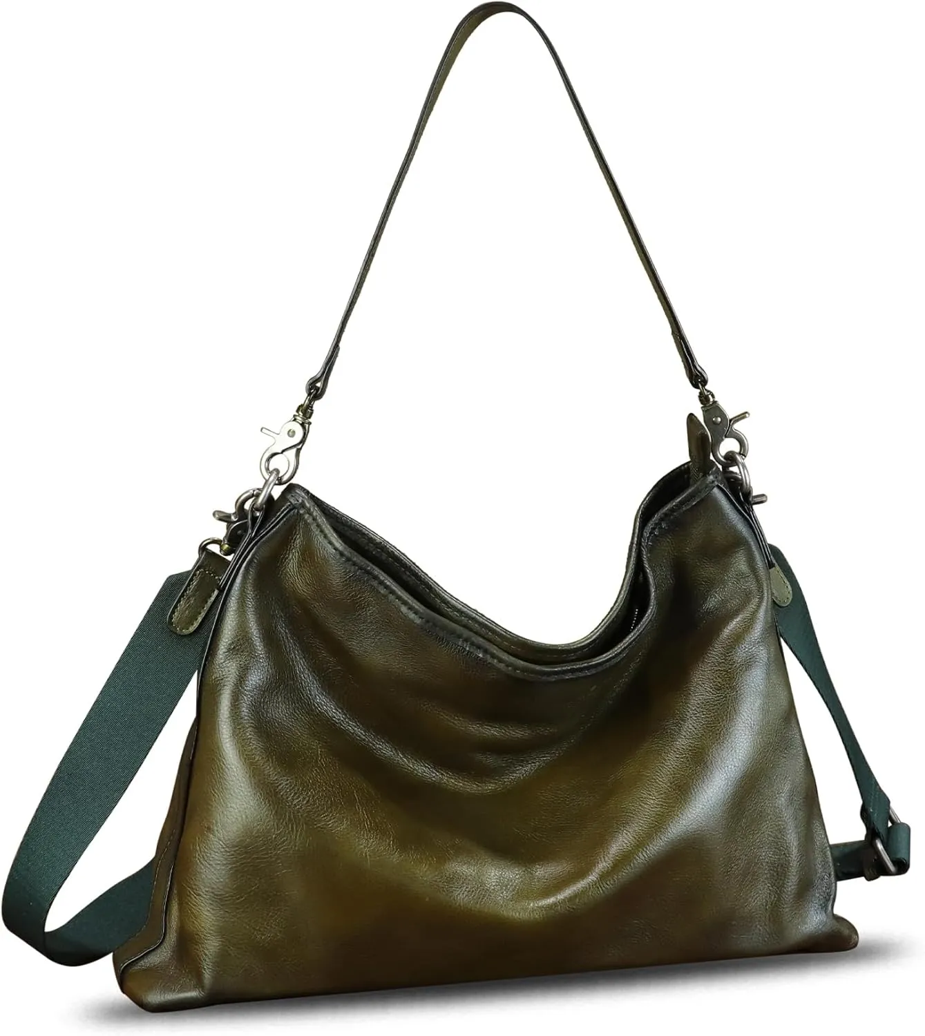 Genuine Leather Hobo Bag for Women Tote Bag Vintage Handmade Shoulder Bag Crossbody Satchel Purses Pouch