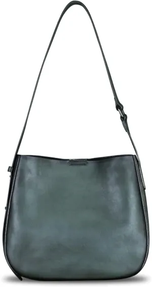 Genuine Leather Satchel Shoulder Bag for Women Vintage Handmade Handbag Retro Designer Hobo Bag Crossbody Pursee