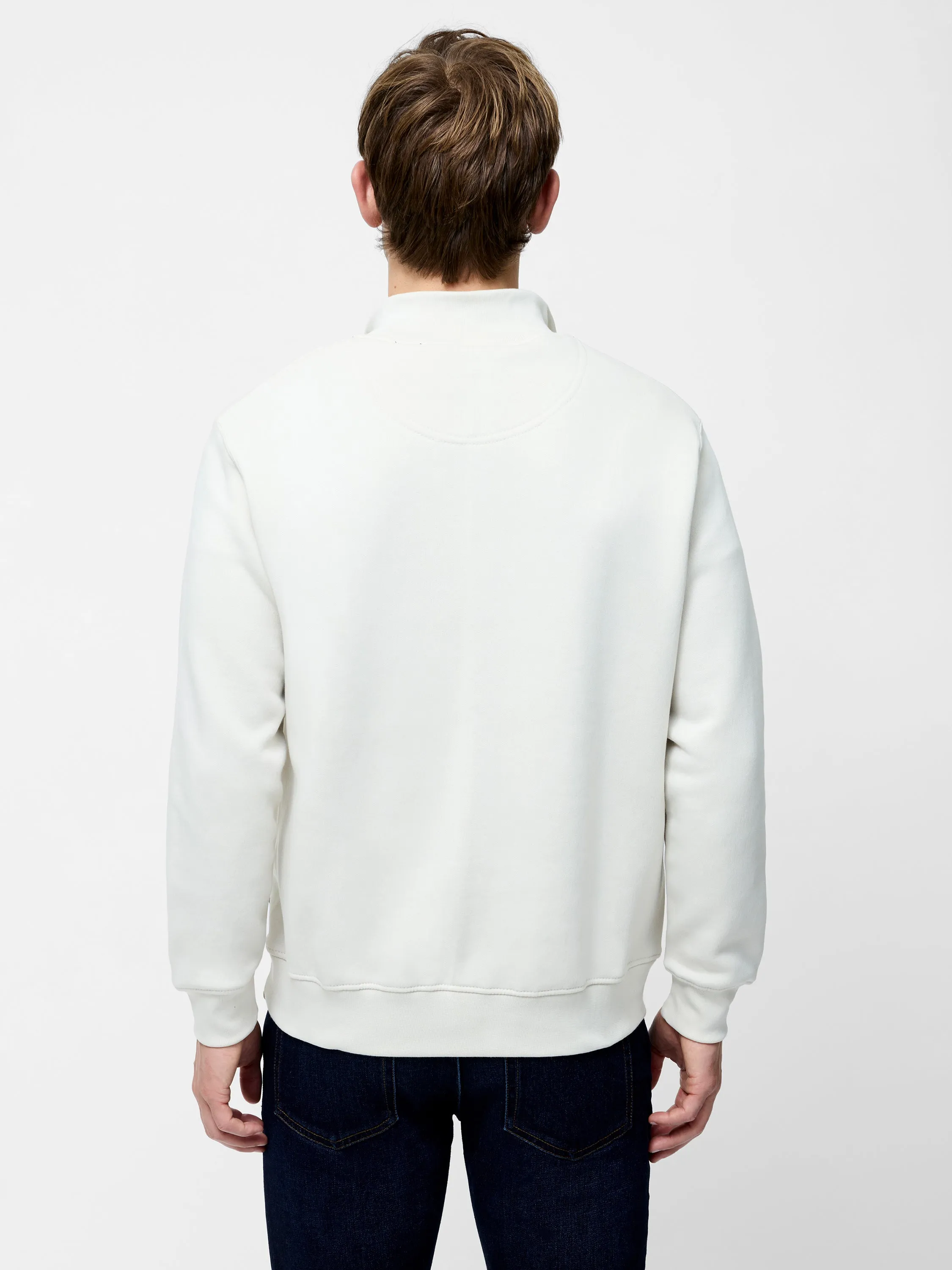 Half Zip Funnel Neck Sweatshirt