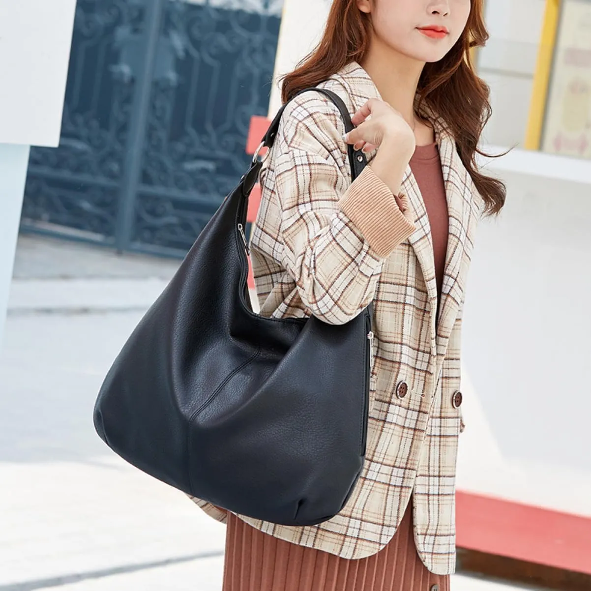 Handbags Pu Tote Bag Large Capacity Handbag Woman Tote Bag Elegant Tote Bag Fashion Tote Pouch Large