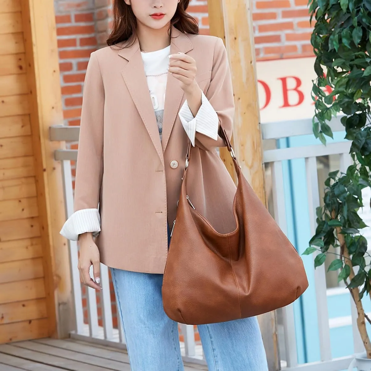 Handbags Pu Tote Bag Large Capacity Handbag Woman Tote Bag Elegant Tote Bag Fashion Tote Pouch Large