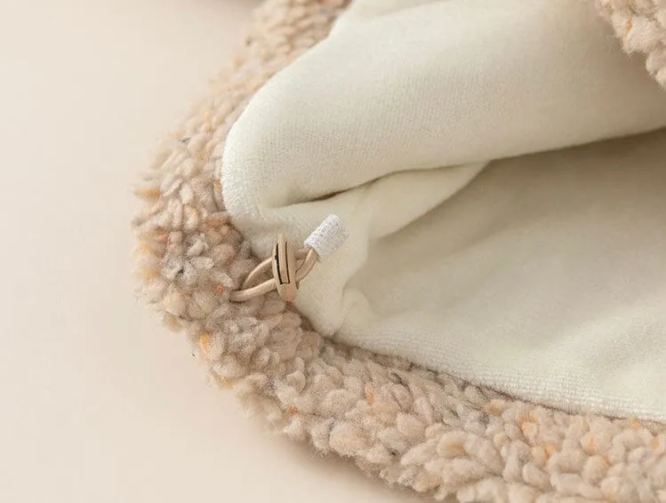 Heather Plush Half-Zip Sweatshirt