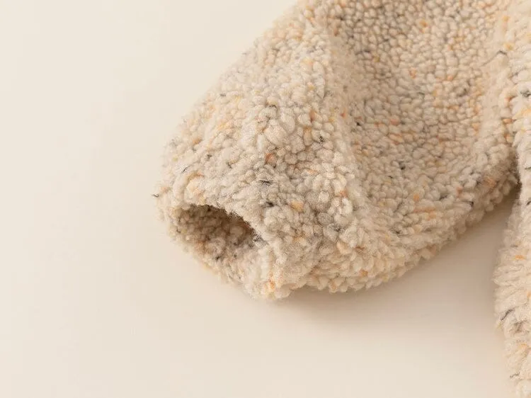 Heather Plush Half-Zip Sweatshirt