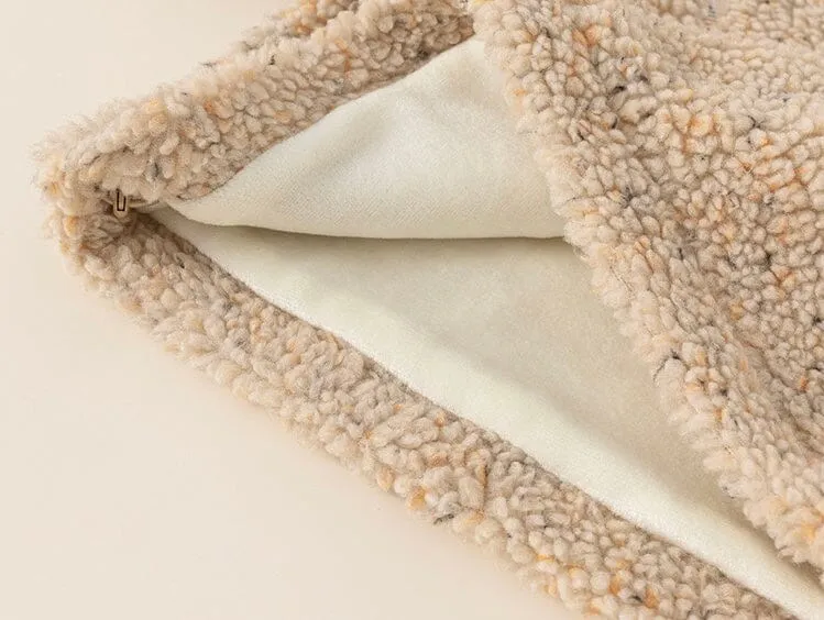 Heather Plush Half-Zip Sweatshirt