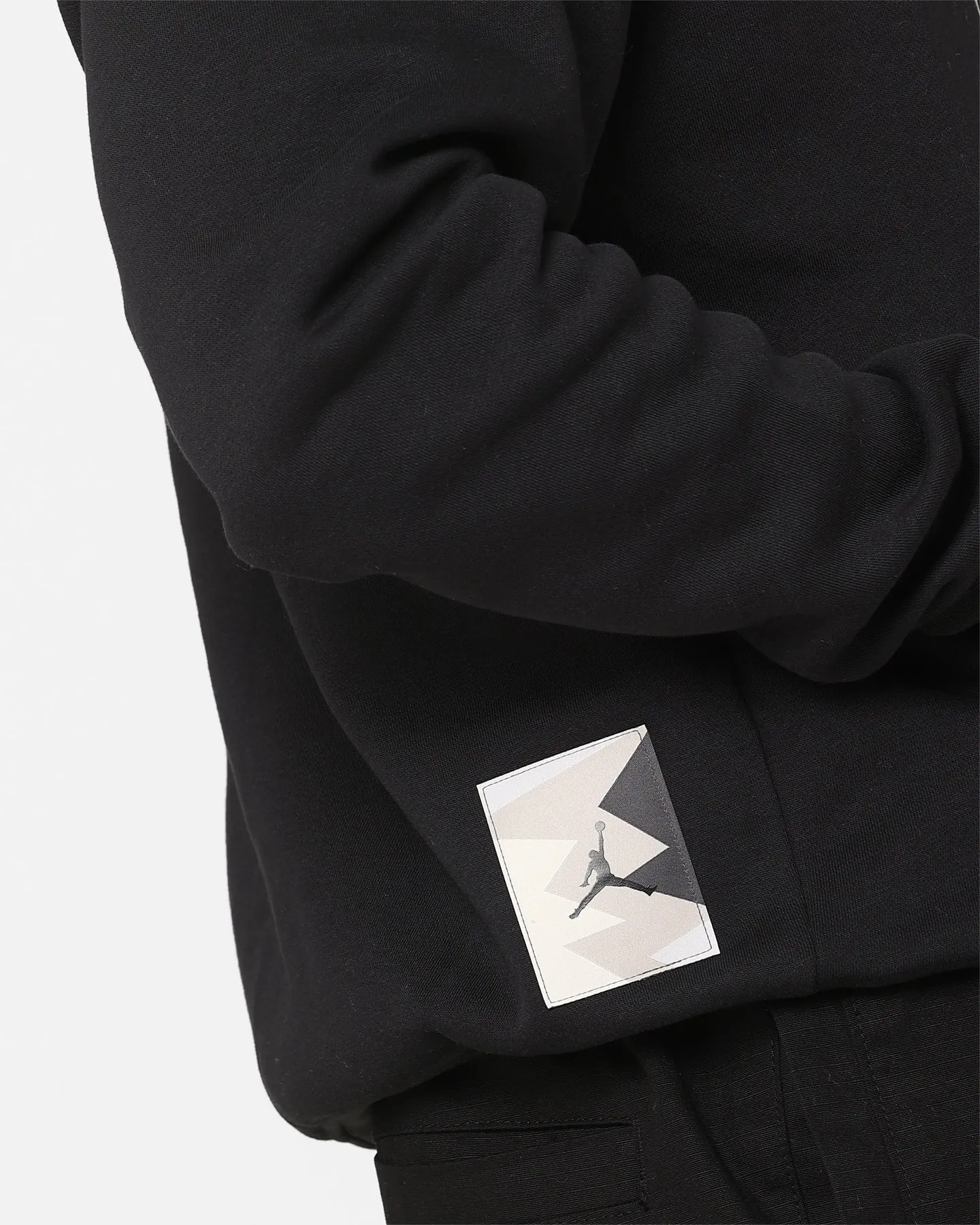 Jordan Flight MVP Fleece Pullover Hoodie Black/Sail