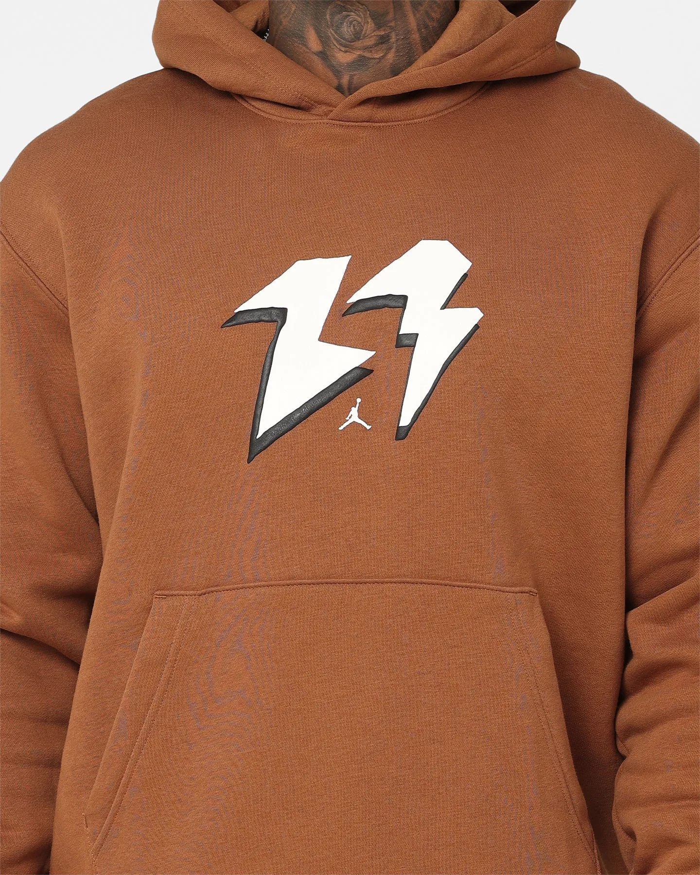 Jordan Flight MVP Fleece Pullover Hoodie Light British Tan/Sail