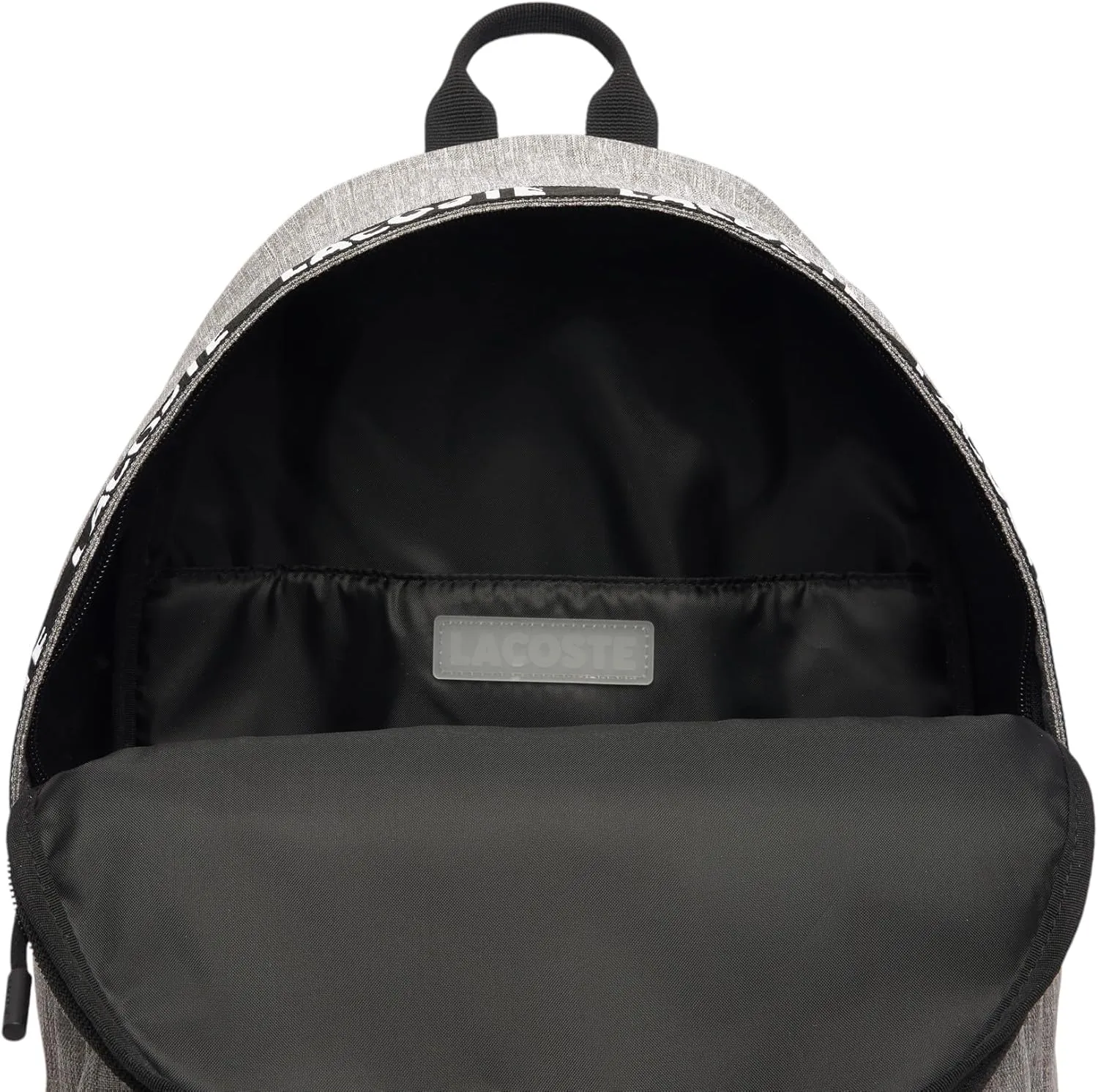 Lacoste Solid Canvas Backpack