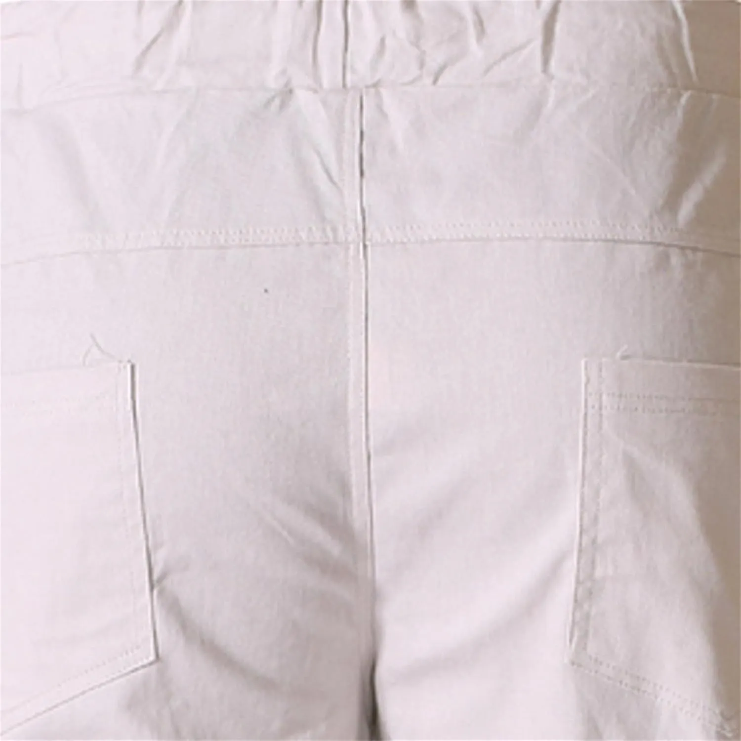 Men's Workout Cargo Pants Drawstring Elastic Waist Joggers Hiking Outdoor Athletic Sweatpants with Pockets Trousers