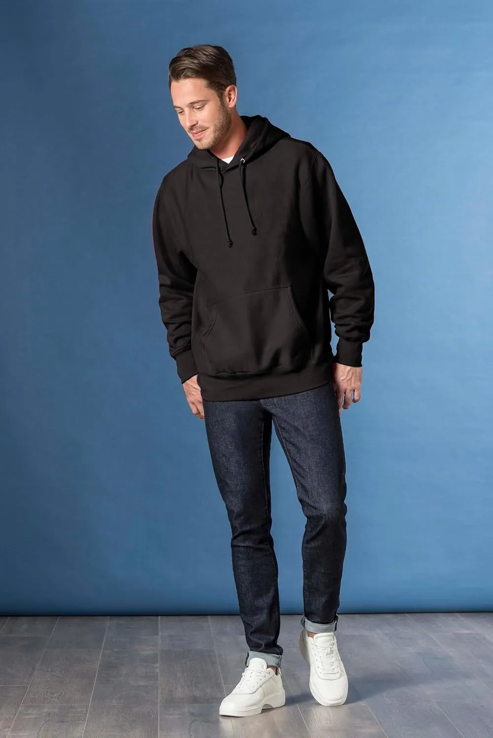 MV Sport Casual Heavyweight Fleece Hoodies for Men Thick Drawstring Hoodie Sweatshirt Mens Hoodies Cotton Pullover