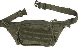 Nylon Multifunctional Sports Waist Bag Large Capacity Chest Belt Bag for Running Hiking Cycling Travel (OD Green)