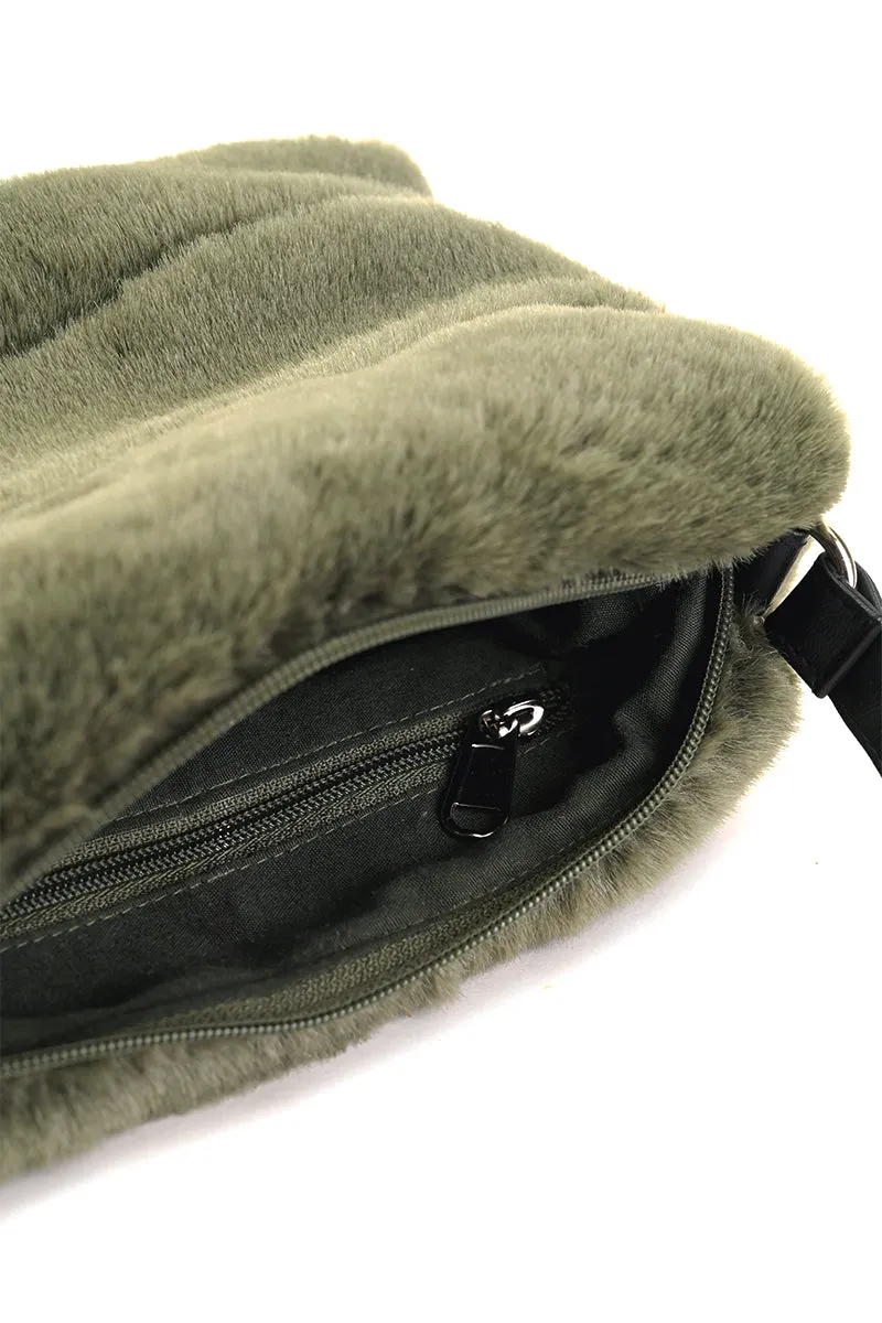 Olive Opulence Mini Shoulder Bag