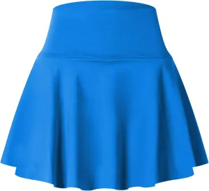 Pleated Tennis Skirt for Women High Waisted Athletic Golf Skorts with Pockets Mini Skirts with Built-in Shorts