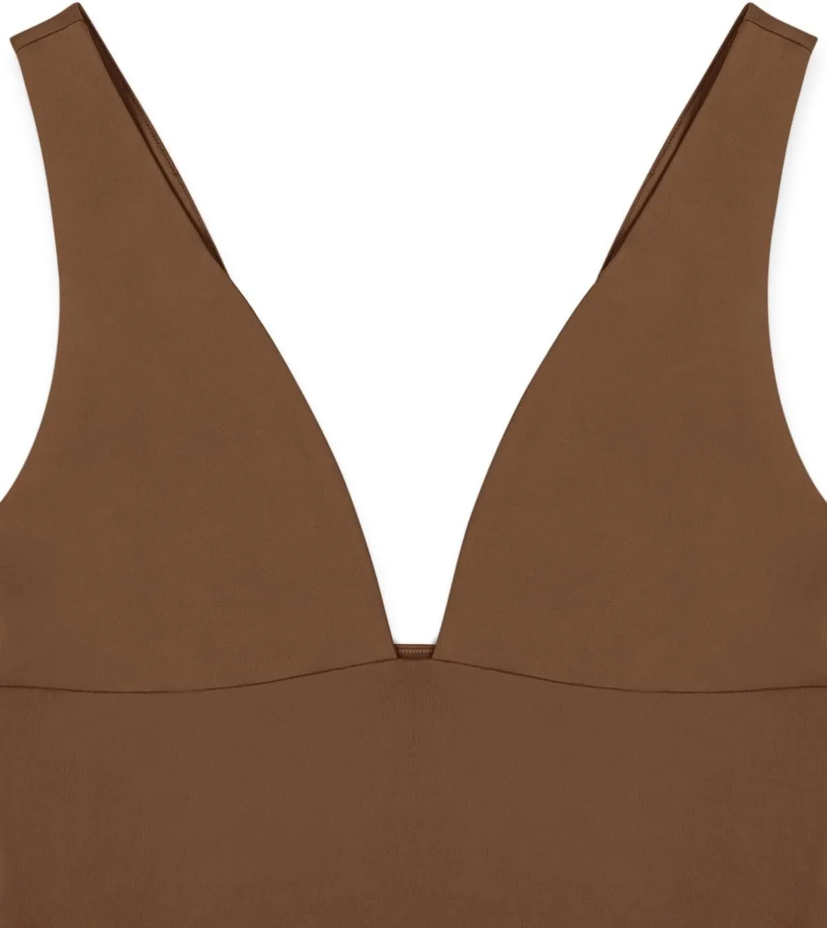 REORIA Women's Sexy Plunge Deep V Neck Sleeveless V Backless Tank Top Workout Yoga Crop Tops
