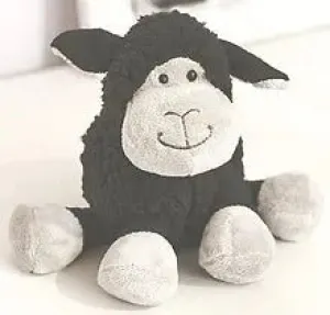 Small Sitting Black Sheep Soft Toy