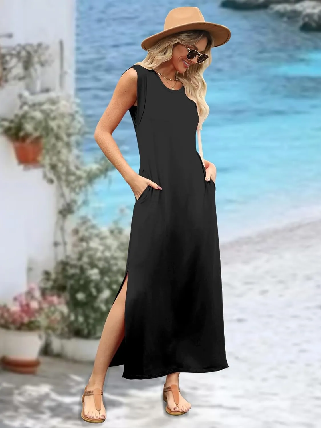 Summer Dresses for Women 2025 Plus Size Spring Clothes Beach Vacation Fashion Maxi Casual Outfits