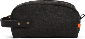 Sunbrella Andy Travel Kit | Durable Toiletry Bag | Water & Stain Resistant Bag for Travel Accessories | Unisex Shave & Cosmetic Bag | Recycled Fabric | Char/Black
