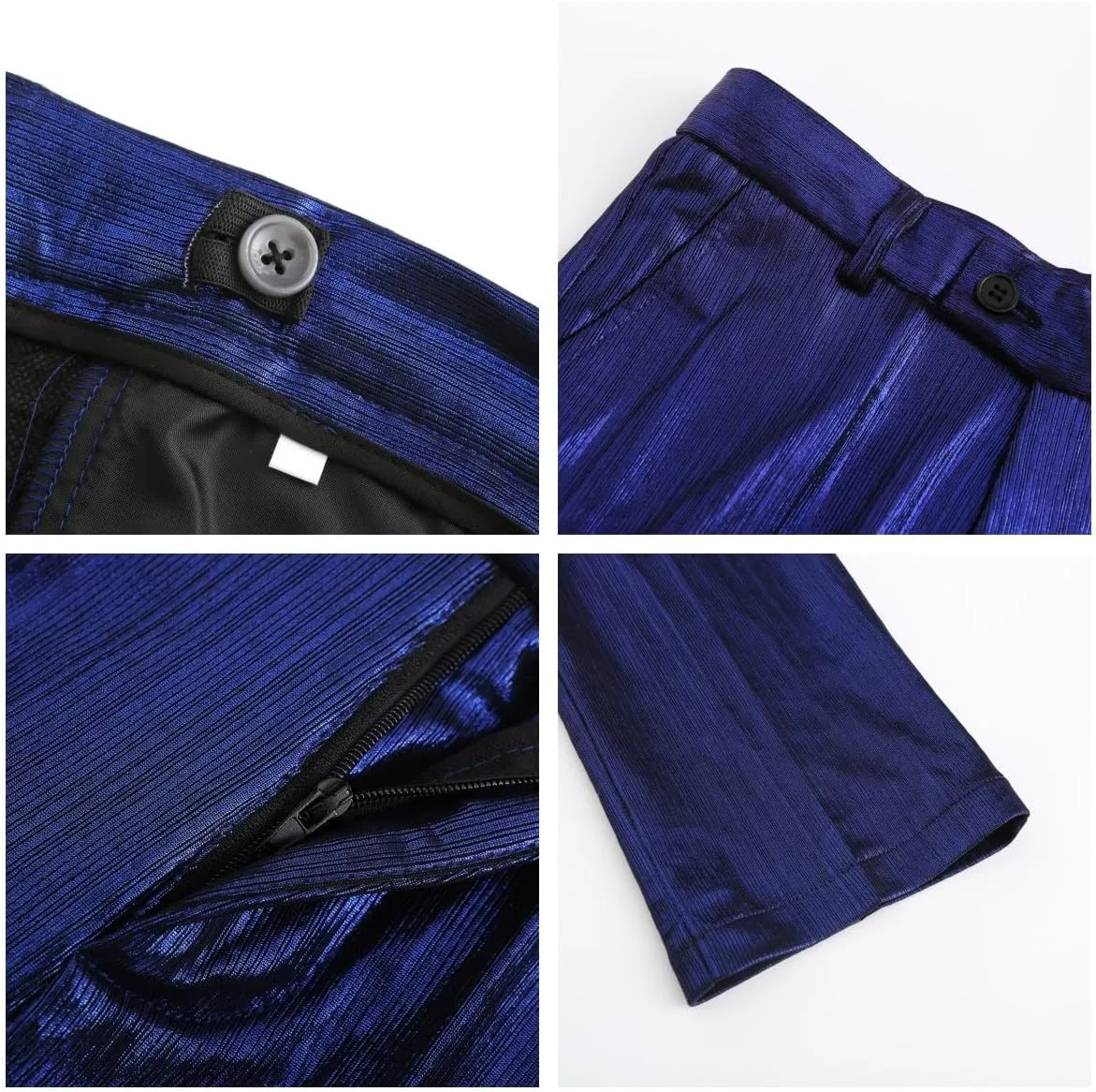 SWOTGdoby Boys Slim Fit Suits 4 Pieces Blazer Vest Pants Bowtie Jacket with Gold Rims for Wedding Party Prom