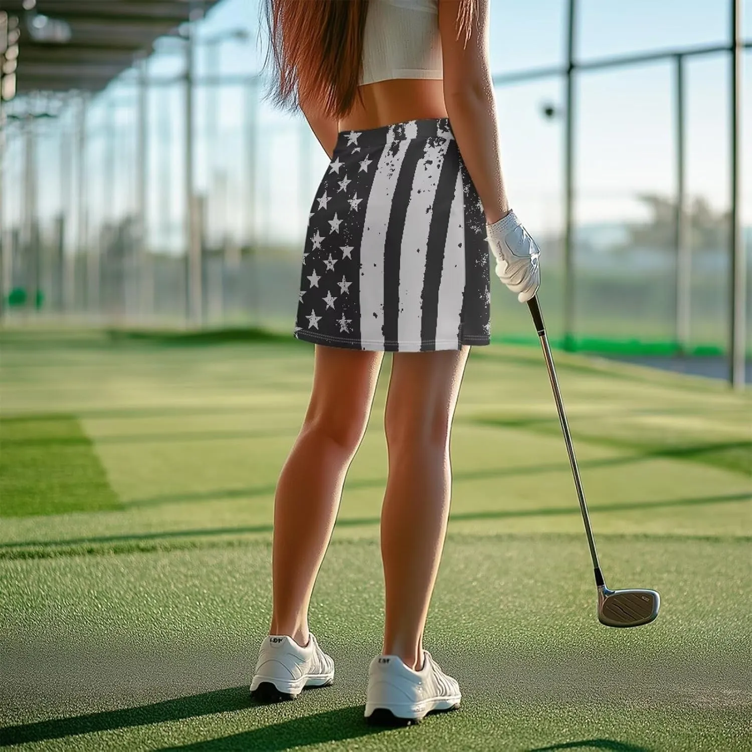 Tennis Skirt High Waisted for Women with Pockets Inner Shorts A Line Pickleball Golf Athletic Skort