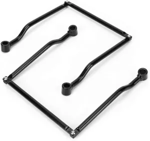 UNIVERSAL MOTORCYCLE SIDE SADDLE BAG BRACKET SUPPORT BARS ACCESSORY FOR MOTORBIKE