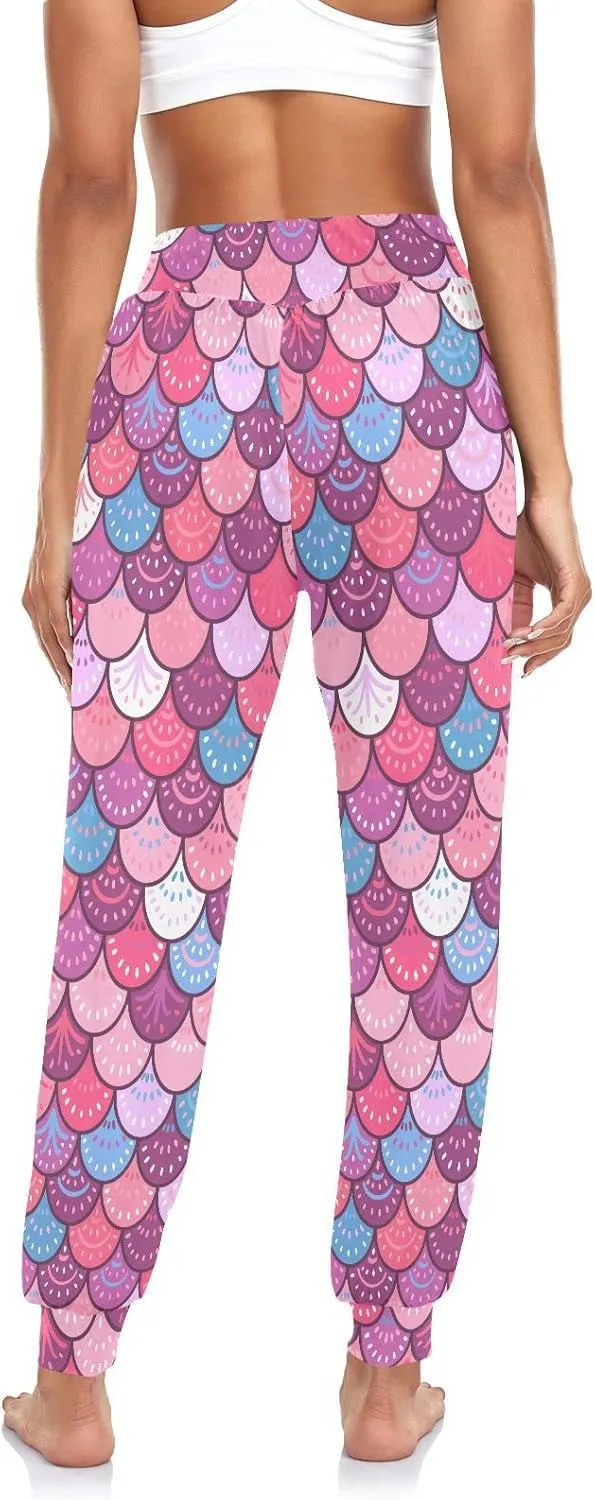 Women's Harem Pants High Waist Yoga Boho Trousers Bohemian Beach Pants