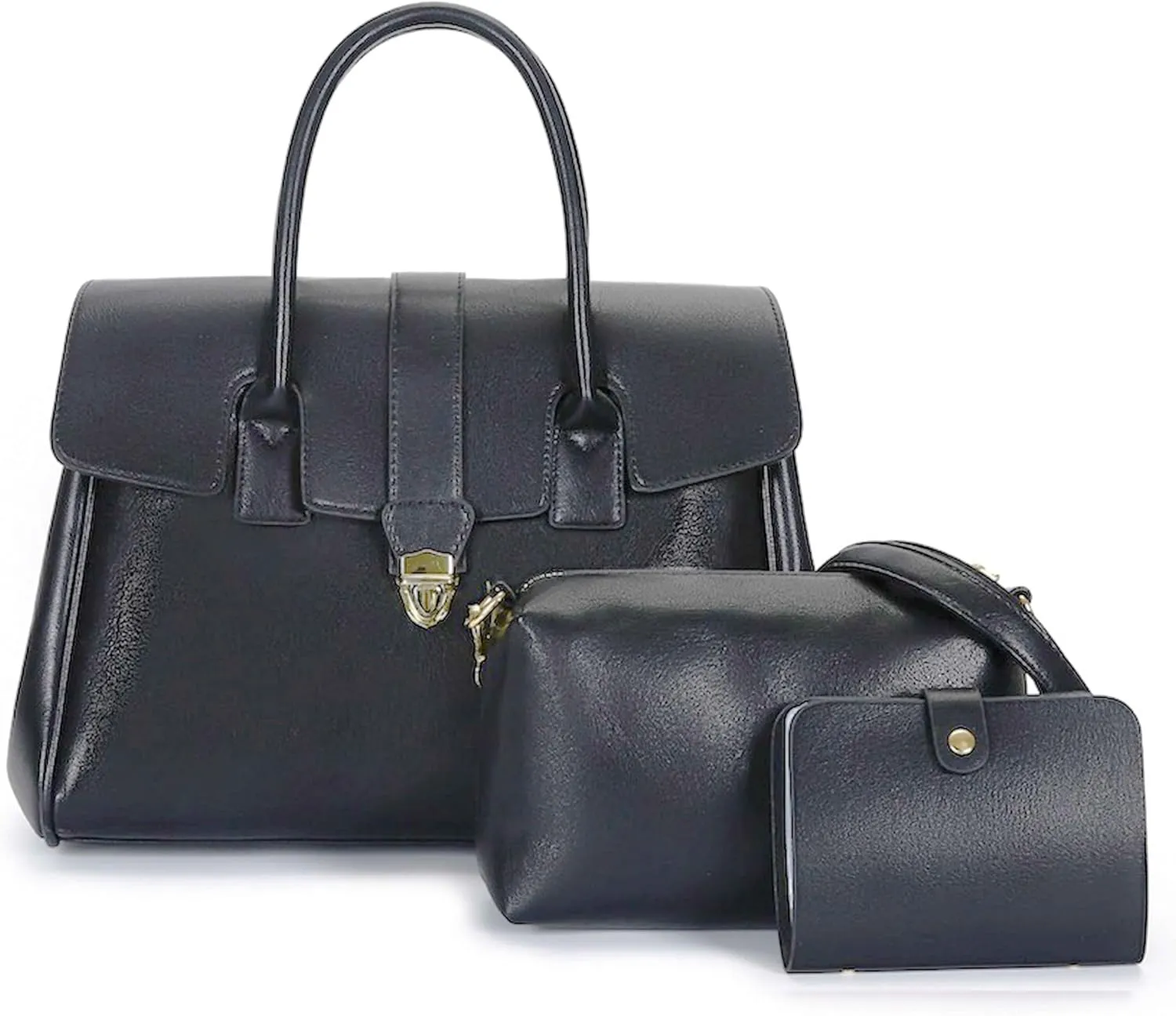 Womens Leather Satchel Tote Bag, Large Top Handle Handbag, Trendy Work Bag, Doctor Bag Purse