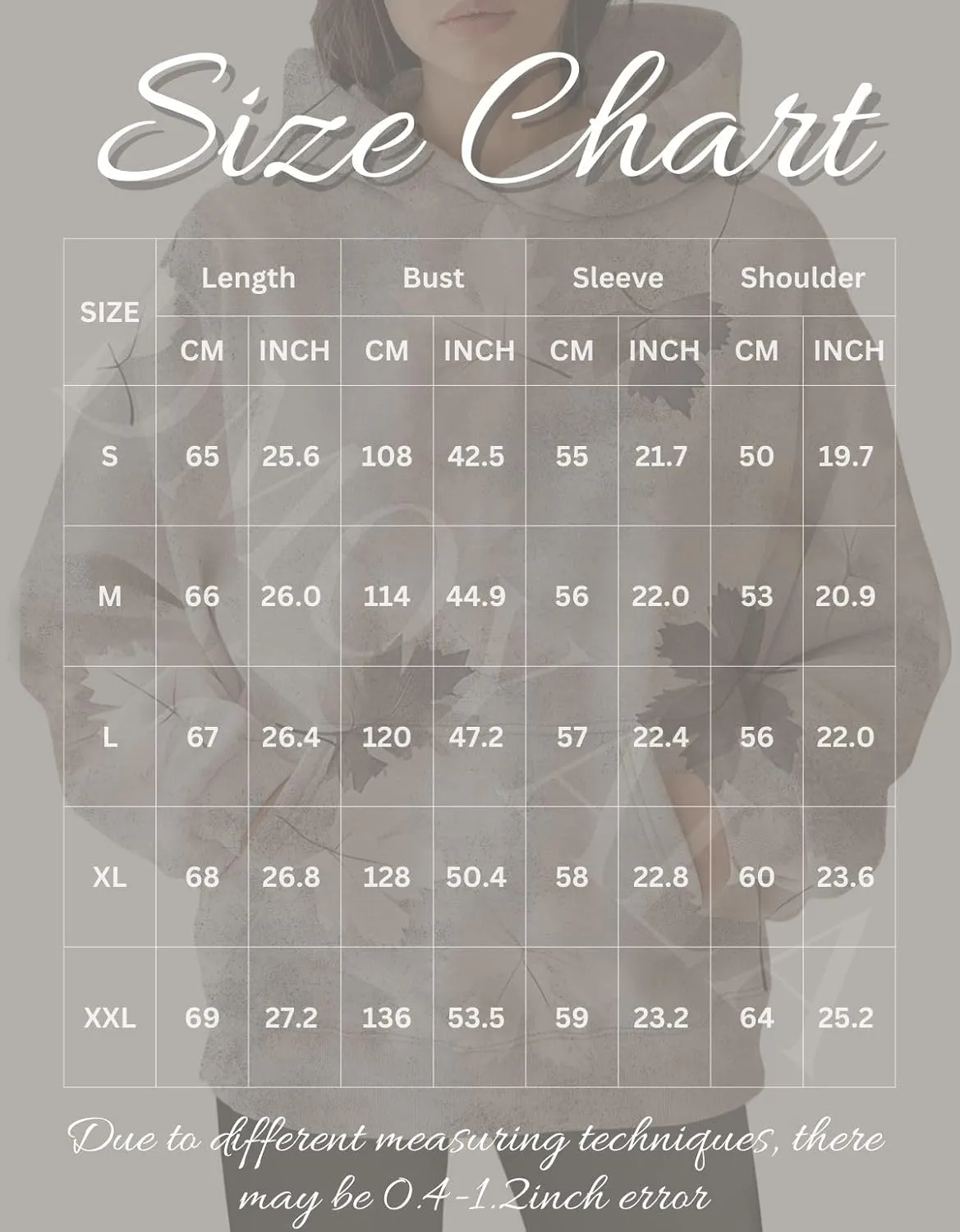 Womens Oversized Hoodies Maple Leaf Printed Long Sleeve Hooded Sweatshirt Pullover Tops Fall Outfits with Pocket