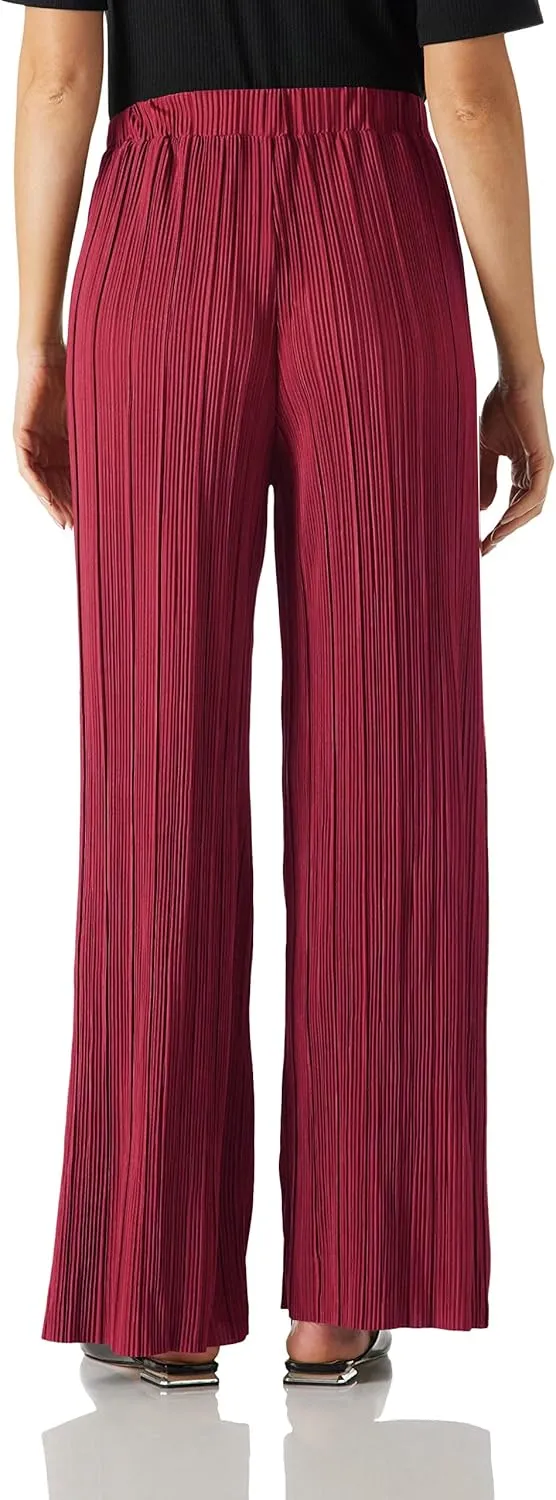Womens Palazzo Comfy Long Pants High Elastic Waist Wide Leg Lightweigh Trousers Stretchy Flowy Pants for Women